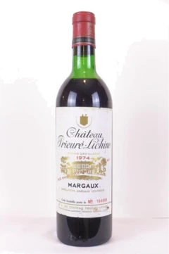 photo 1974 Margaux Château Prieuré-Lichine Grand Cru Classé Rouge Bordeaux