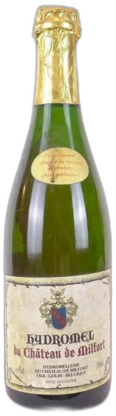 photo Années 80 Hydromel Château de Milfort Non Millésimé Années 1980 à 1990 Liquoreux Belgique