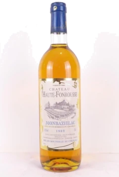 photo 1989 Monbazillac Château Haute-Fonrousse Liquoreux Sud-Ouest