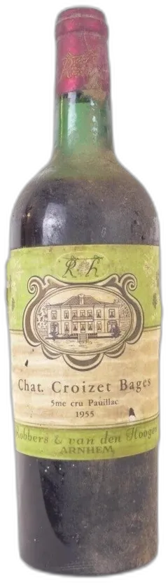 photo 1955 Pauillac Château Croizet Bages Grand Cru Classé Mise Robbers) Rouge Bordeaux