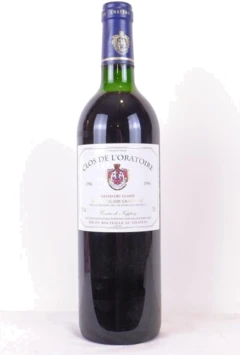 photo 1996 Saint-Émilion Clos de l’Oratoire Grand Cru Classé Rouge Bordeaux