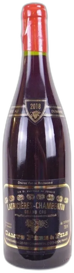 photo 2018 Latricières-Chambertin Camus Père et Fils Grand Cru Rouge Bourgogne