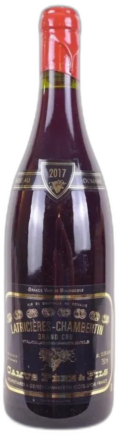 photo 2017 Latricières-Chambertin Camus Père et Fils Grand Cru Rouge Bourgogne
