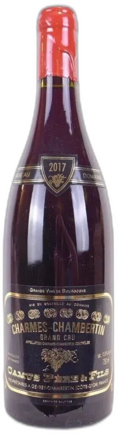 photo 2017 Charmes-Chambertin Camus Père et Fils Grand Cru Rouge Bourgogne
