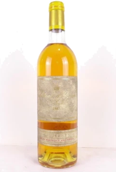 photo 1987 Sauternes Château d’Yquem Grand Cru Classé Étiquette Sale) Liquoreux Bordeaux