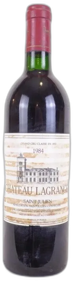 photo 1984 Saint-Julien Château Lagrange Grand Cru Classé Rouge Bordeaux