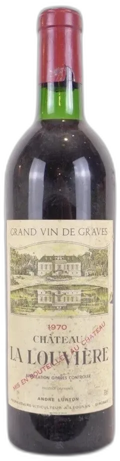 photo 1970 Graves Château la Louvière Capsule Abîmée b1 Rouge Bordeaux