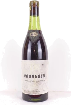 photo 1964 Bourgueil Jean Renou Mise Par l’Acheteur Sans Capsule) Rouge Loire Touraine