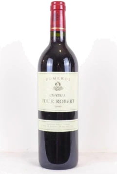 photo 1995 Pomerol Château Tour Robert Étiquette Plissée) Rouge Bordeaux