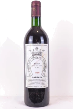 photo 1985 Margaux Château Marquis d’Alesme Becker Grand Cru Classé Rouge Bordeaux