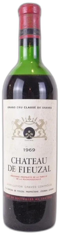 photo 1969 Graves Château de Fieuzal Grand Cru Classé Rouge Bordeaux