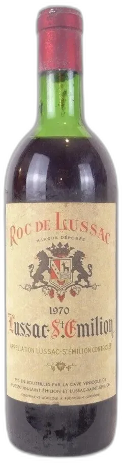 photo du vin 1970 Lussac Saint-Émilion Roc de Lussac b1 Rouge Bordeaux