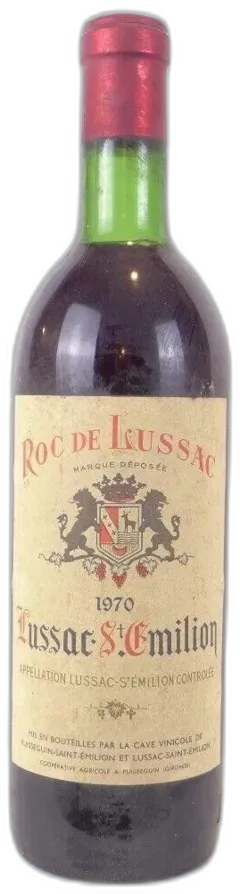 image du vin 1970 Lussac Saint-Émilion Roc de Lussac Rouge Bordeaux