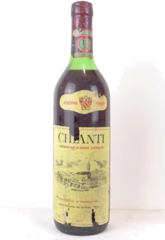 photo 1980 Chianti Montegufoni Rouge Toscane Italie