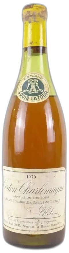 photo 1970 Corton-Charlemagne Michel Juillot Grand Cru Capsule Abîmée) Blanc Bourgogne