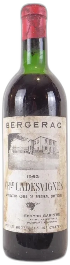 photo 1962 Bergerac Château Ladesvignes Rouge Sud-Ouest