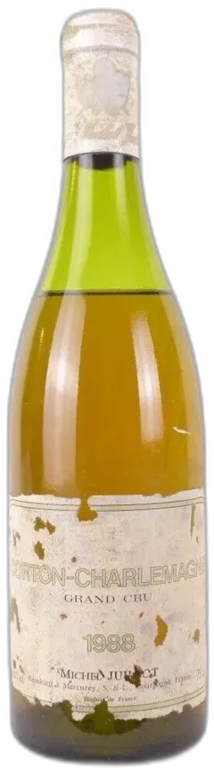 photo 1988 Corton-Charlemagne Michel Juillot Grand Cru Accro Étiquette) Blanc Bourgogne