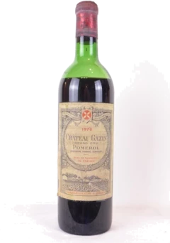 photo 1970 Pomerol Château Gazin Rouge Bordeaux