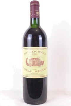 photo 1986 Margaux Pavillon Rouge du Château Margaux Rouge Bordeaux
