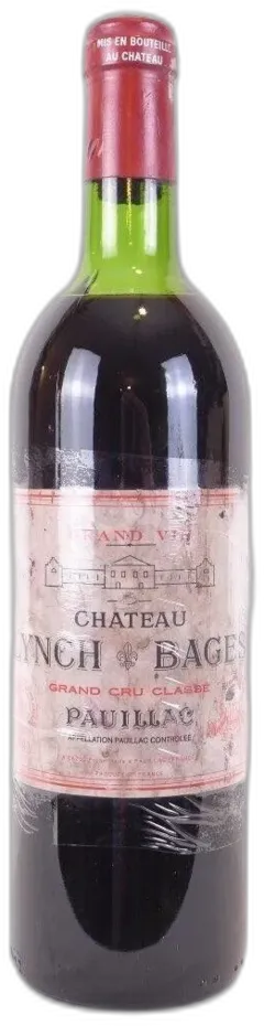 photo 1982 Pauillac Château Lynch-Bages Grand Cru Classé b1 Rouge Bordeaux