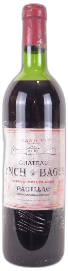 photo 1982 Pauillac Château Lynch-Bages Grand Cru Classé Rouge Bordeaux
