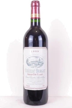 photo 1999 Saint-Émilion Château Bergat Grand Cru Classé Rouge Bordeaux