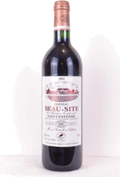 photo 2002 Saint-Estèphe Château Beau-Site Cru Bourgeois Exceptionnel Rouge Bordeaux