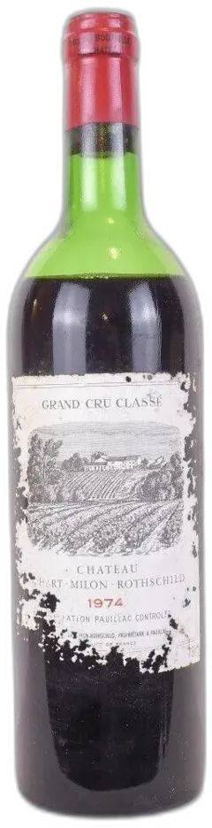 photo 1974 Pauillac Château Duhart-Milon-Rothschild Grand Cru Classé Niveau Bas) Rouge Bordeaux