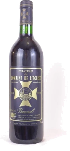 photo 1994 Pomerol Château du Domaine de l’Église Rouge Bordeaux