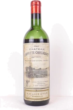photo 1961 Saint-Estèphe Château Laffitte-Carcasset Niveau Très Bas) Rouge Bordeaux