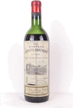 photo 1961 Saint-Estèphe Château Laffitte-Carcasset Niveau Bas) Rouge Bordeaux