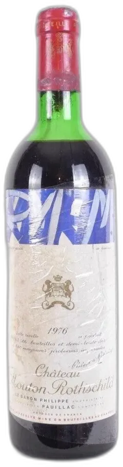 photo 1976 Pauillac Château Mouton-Rothschild Grand Cru Classé b1 Rouge Bordeaux