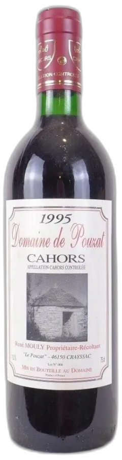 photo 1995 Cahors Domaine de Pouzat Rouge Sud-Ouest