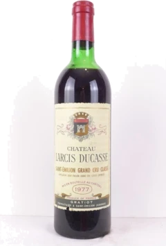 photo 1977 Saint-Émilion Château Larcis Ducasse Grand Cru Classé Rouge Bordeaux