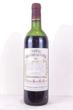 photo 1982 Saint-Émilion Château Balestard la Tonnelle Grand Cru Classé Niveau Bas) Rouge Bordeaux