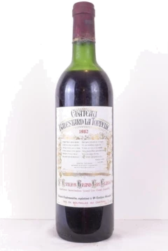photo 1982 Saint-Émilion Château Balestard la Tonnelle Grand Cru Classé Capsule Corrodée) Rouge Bordeaux