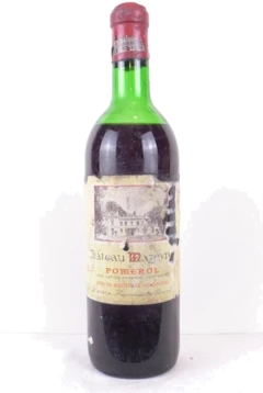 photo 1970 Pomerol Château Mazeyres Étiquette Abîmée) Rouge Bordeaux