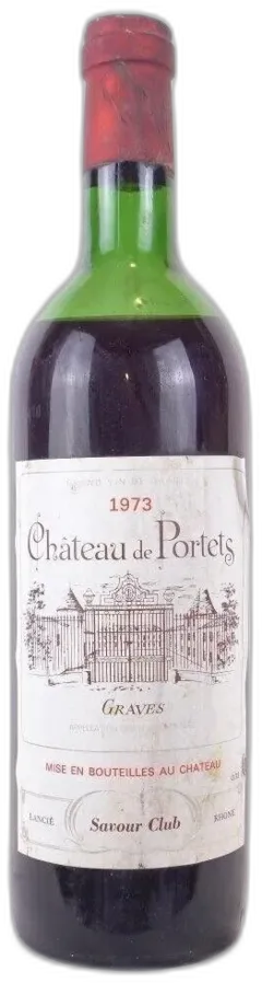 photo 1973 Graves Château de Portets Savour Club Capsule Abîmée) Rouge Bordeaux