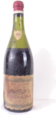 photo 1931 Moulin à Vent ac Négoce Niveau Bas) Rouge Beaujolais