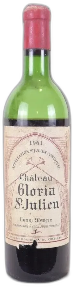 photo 1961 Saint-Julien Château Gloria Niveau Bas) Rouge Bordeaux
