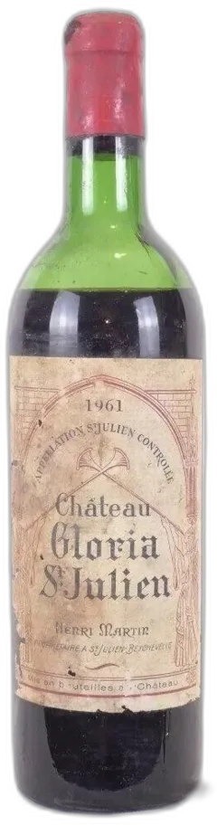 photo 1961 Saint-Julien Château Gloria b1 Rouge Bordeaux