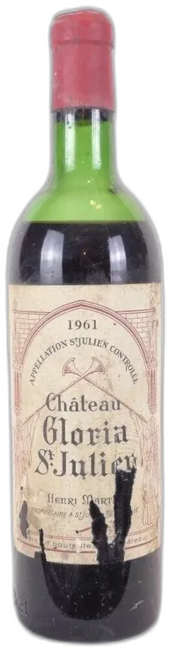 photo 1961 Saint-Julien Château Gloria Rouge Bordeaux