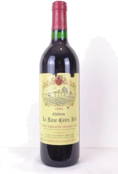 photo 1994 Saint-Émilion Château la Rose Côtes Rol Grand Cru Rouge Bordeaux