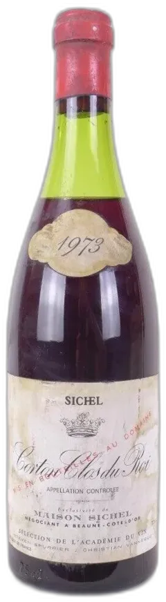 photo 1973 Corton Sichel Grand Cru Clos du Roi Rouge Bourgogne