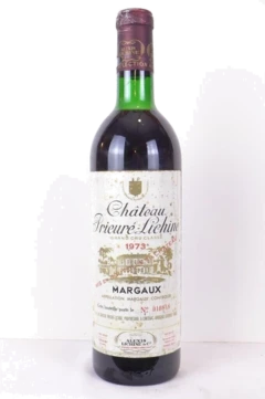 photo 1973 Margaux Château Prieuré-Lichine Grand Cru Classé Capsule Abîmée) Rouge Bordeaux
