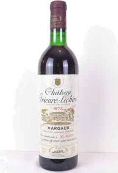 photo 1973 Margaux Château Prieuré-Lichine Grand Cru Classé b1 Rouge Bordeaux