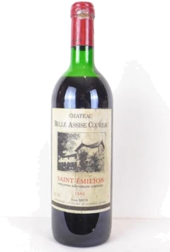 photo 1986 Saint-Émilion Château Belle Assise Coureau Rouge Bordeaux