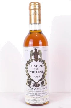 photo 1992 Sauternes Château de Sainte-Hélène Liquoreux Bordeaux