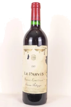 photo 1985 Saint-Émilion le Parvis Baron Philippe de Rothschild Accros Étiquette) Rouge Bordeaux