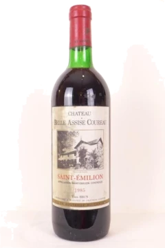 photo 1985 Saint-Émilion Château Belle Assise Coureau Rouge Bordeaux